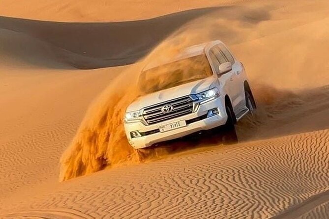 Private Evening Desert Safari Dubai with Camel Riding & BBQ - Campsite arrival: what you do before the big meal