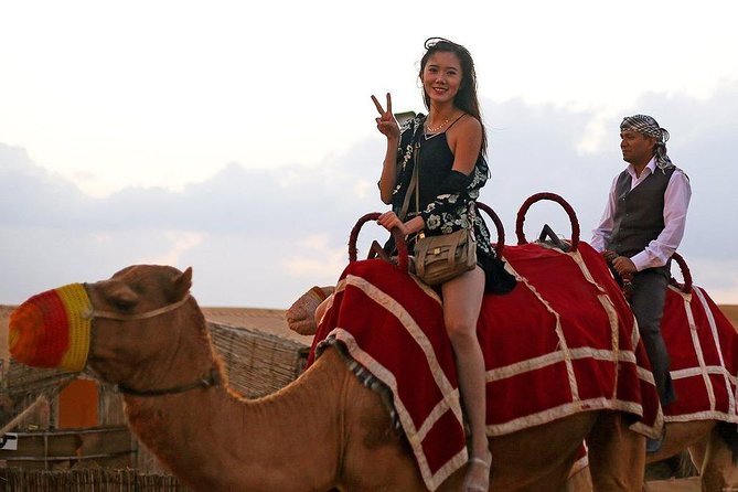 Private Evening Desert Safari: Sandboarding Camel Ride BBQ Dinner - BBQ dinner with vegetarian options and the right evening pace
