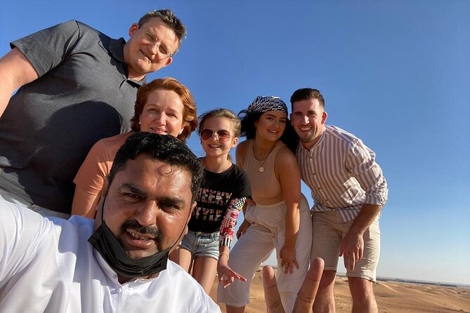 Private Evening Thriller Desert Safari & BBQ Dinner - Dune bashing in the Toyota Land Cruiser, plus sandboarding and camel time