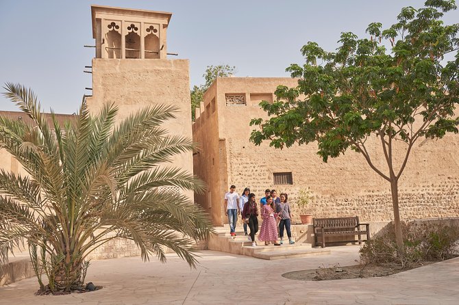 Private Historic Old Dubai and Souks Walking Tour featuring Hidden Gems - Old Dubai on a private walk, with an abra that changes the feel
