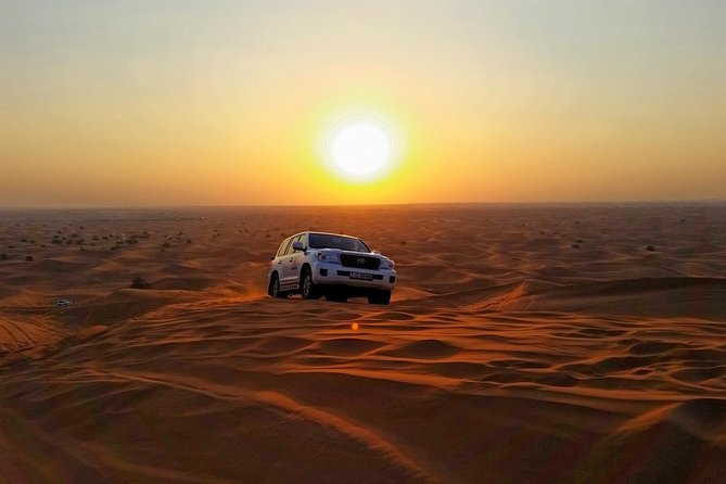 Private Morning Desert Safari Dubai with Dune Bashing & Sandboard - Camel Ride and Camel Farm Stops: Classic Desert Time, Not a Photo Blink-and-Move