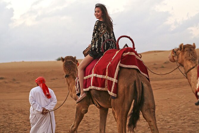 Private Morning Desert Safari with Camel Ride & Sandboarding - Camel Ride Time: Short, Guided, and Great for Photos