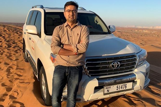 Private Morning Desert Safari with CamelRide & Sand Boarding - The Pyramid Dunes Photo Moment (The Part You’ll Remember)