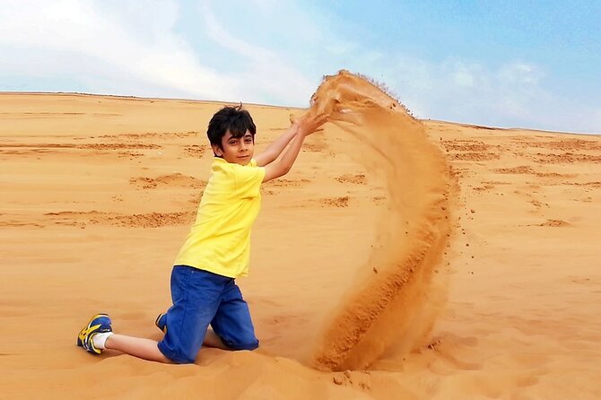 Private Morning Red Dune Desert Safari with Camel Ride - Sandboarding From High Dunes and a 15-Minute Camel Ride
