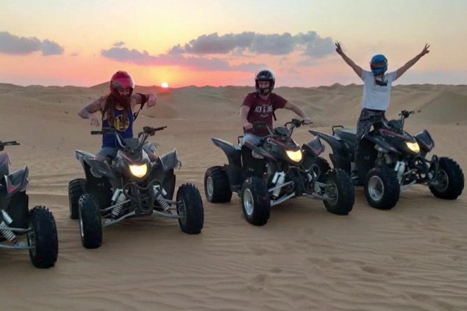 Private Quad Bike Tour through Deep Desert in Dubai - The 1-hour ride: fast fun, controlled chaos