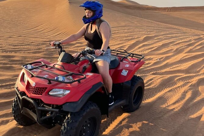 QUAD BIKE self Drive with Desert safari Full Program - The Bedouin Camp Evening, BBQ, Henna, Shisha, and Live Shows