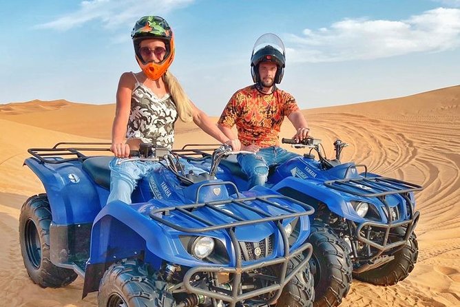 QUAD BIKE self Drive with Desert safari Full Program - Al Badayer Quad Bike Self-Drive: Automatic Quads and Real Instructions