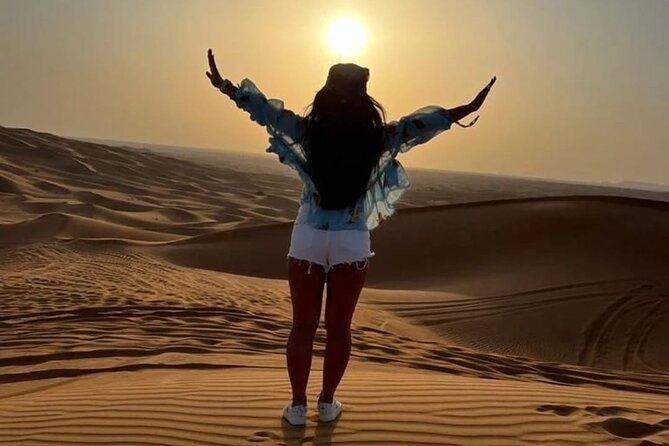 Red Dune Desert Safari With 4x4 pick up & drop off BBQ Live Show - Al Aweer camp: where the real hangout time happens