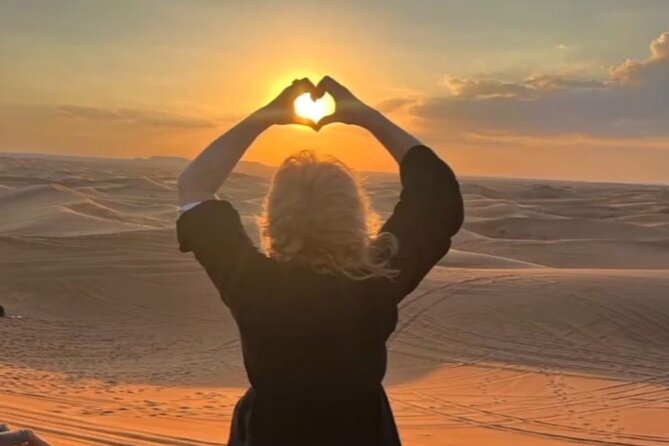 Red Dune Desert Safari With 4x4 pick up & drop off BBQ Live Show - Lahbab red dunes: the adrenaline block and the sunset photo chance