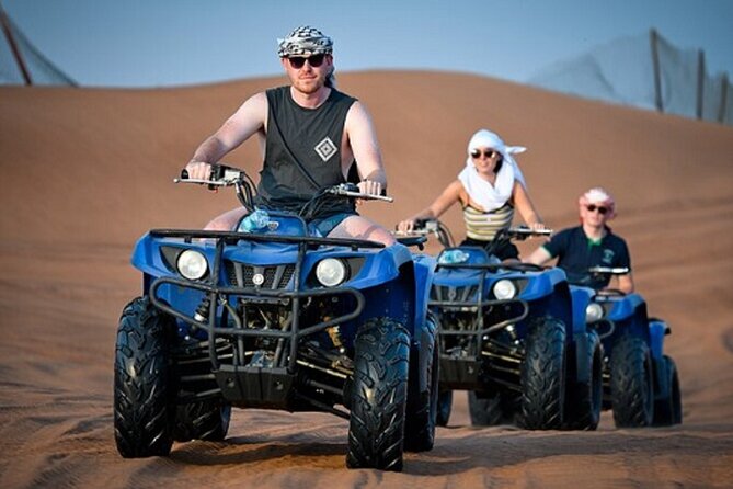 Red Dune Desert Safari with Dinner Quad Bike and Camel Ride - The quad bike self-drive: fun time, realistic expectations