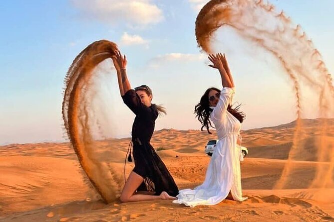 Red Dunes Desert Safari 4x4 Pickup & Drop, Camel Ride BBQ & Shows - Pickup and Land Cruiser transfers: what shared really means