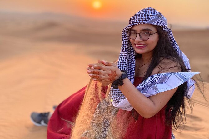 Red Dunes Desert Safari 4x4 Pickup & Drop, Camel Ride BBQ & Shows - BBQ dinner and refreshments: what you actually get