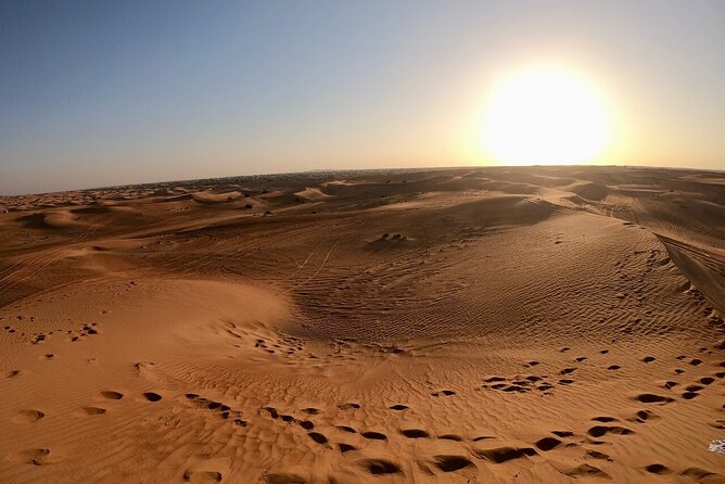 Red Dunes Desert Safari Dubai with Dinner Buffet, Show & Transfer - Henna, Arabic costumes, and photo time that actually uses your eyes