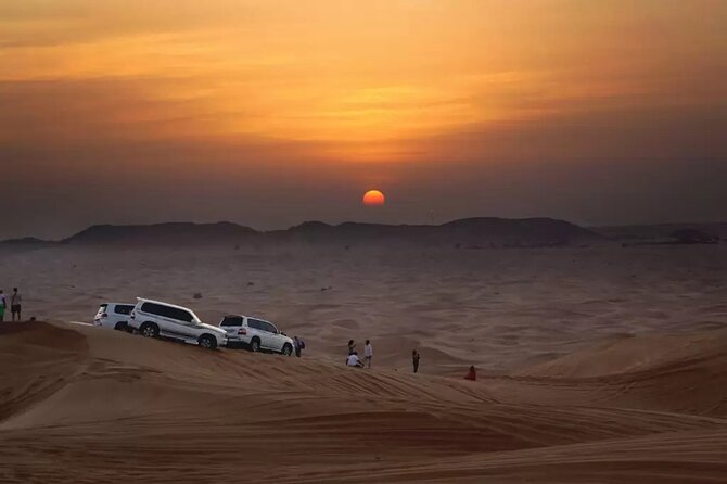 Red Dunes Lahbab Desert Safari With BBQ Dinner - A 6 to 7 hour desert plan that starts with pickup