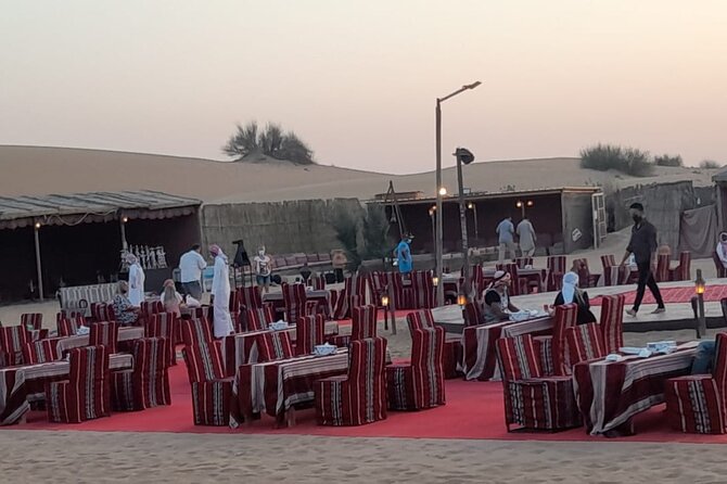 Red Dunes Lahbab Desert Safari With BBQ Dinner - Live shows under the lights: belly dance, Tanura, and fire