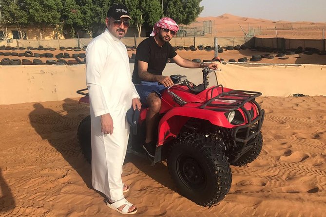 Red Dunes Safari with Sandboarding & Camel Ride from Ras Al Khayma - Extras that cost more: quad bikes, dune buggies, and photos
