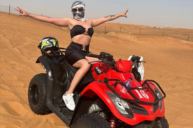 Red dunes Sunset Desert Safari With Quad Bike option & Camel Ride - Pickup, timing, and how the day stays organized