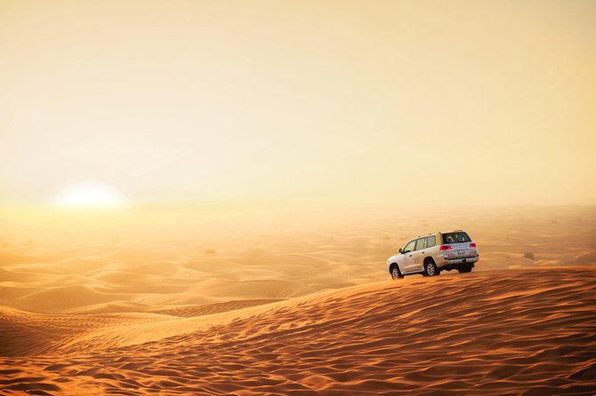 Royal Private Desert Safari - Exclusive SUV - Arabian Entertainment: Belly Dance, Tanoura, and Fire Dance