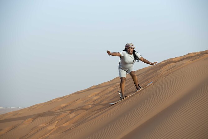 Sand boarding Camel ride and 1 hour ATV in Dubai Lahbab Red Dunes - ATV Self Drive for 1 Hour: The Real Star of the Day