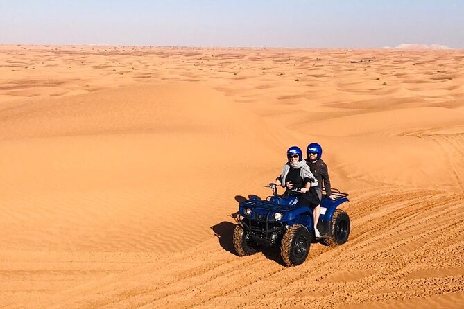 Self Drive Quad Bike in Open Desert With Sand Boarding and Camels - Camel Ride and Desert Photos: Slower, Classic, and Worth It
