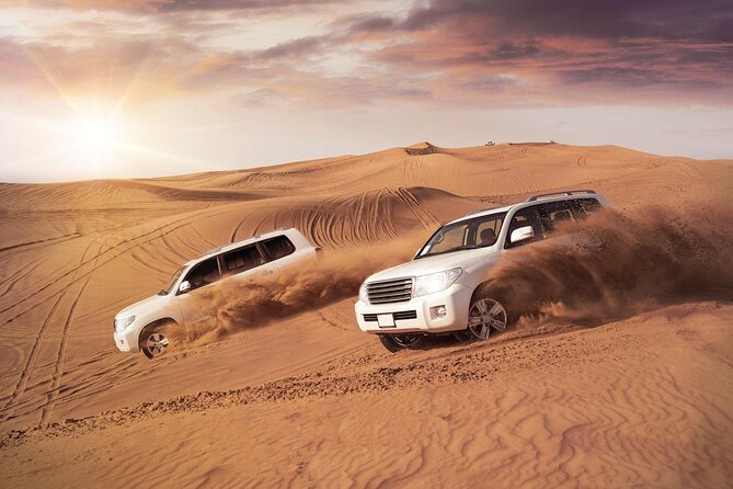 Shared Desert Safari Tour Dubai with Dinner Included - Sandboarding at Al Badayer: fun for first-timers