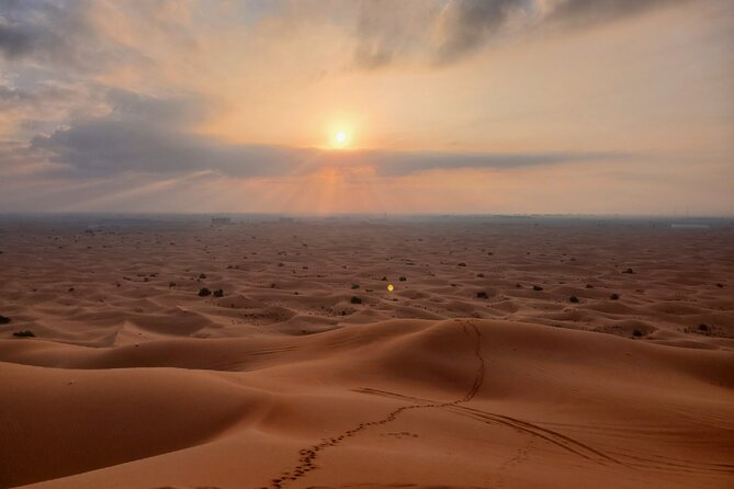 Shared Desert Safari Tour Dubai with Dinner Included - Pickup from Dubai and the ride into the dunes