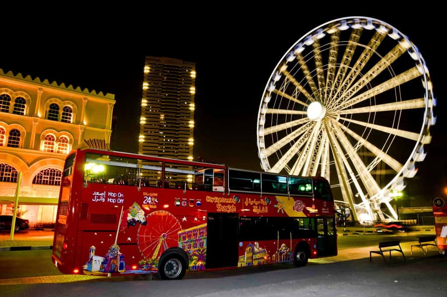Sharjah: City Sightseeing Hop-On Hop-Off Bus Tour - Boarding at Central Souq, and how to manage the 100-minute loop