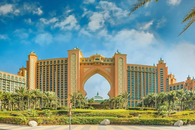 Snapshot Tour of Dubai includes photo stop at Atlantis & Madinath Jumeirah - Souk Al Bahar and Burj Khalifa Views From Outside
