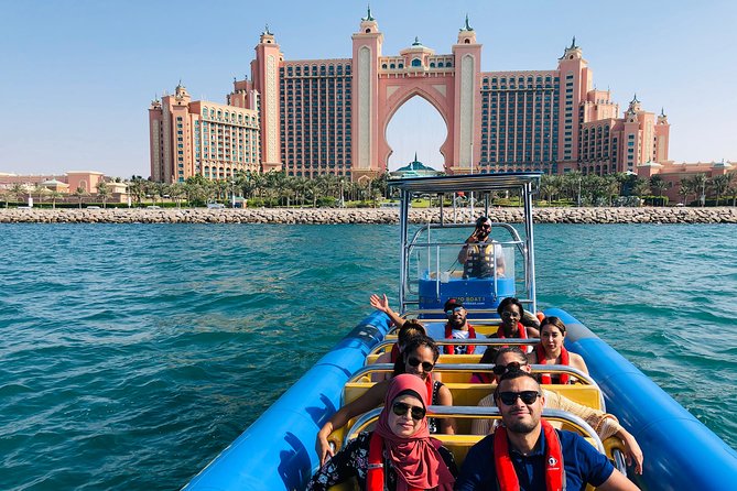 Speedboat Dubai: 60 Mins Guided Burj Al Arab & Atlantis Tour - Getting on Board at Nemo Boat Tour Dubai, What to Expect