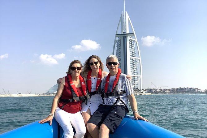 Speedboat Dubai: 60 Mins Guided Burj Al Arab & Atlantis Tour - Palm Jumeirah Run, the Part Most People See From a Distance
