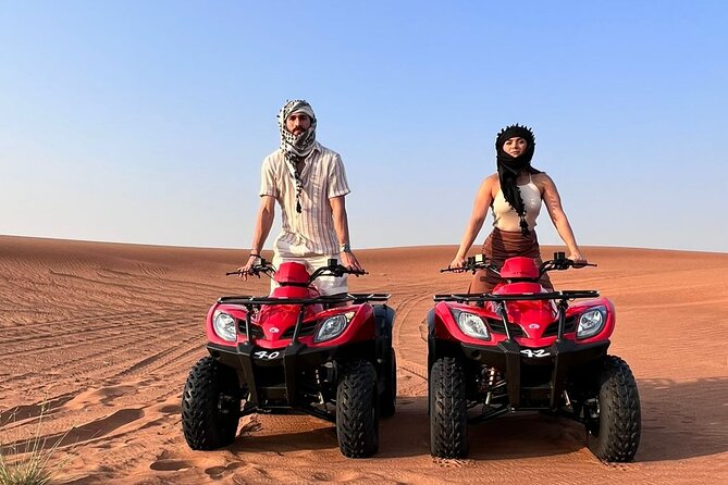 Sunrise Desert safari With Quad bike ride Sandboard & Camel ride - Key highlights to know before you go