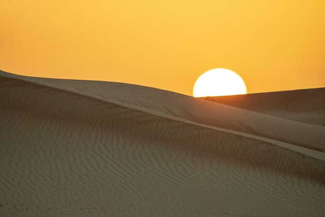 Sunrise/Morning Dune Drive with Camel Trek & Sand Surfing - Sandboarding on big dunes: included gear and instant fun