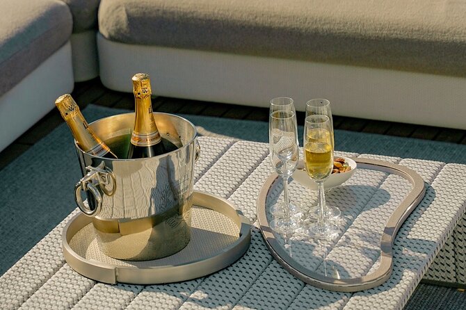 Sunseeker Superyacht: VIP Dining, Premium Drinks & Music - Swimming and water time: great for day tours, skip it if you booked night