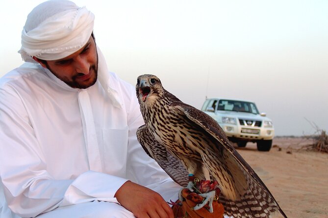 Sunset Desert Safari | Premium BBQ Dinner | Red Sand Dune - Bedouin camp atmosphere, coffee time, and the BBQ bread station
