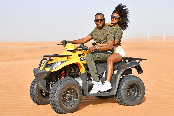 Sunset Desert Safari Quad bike Camel ride Sand Board & BBQ Dinner - The Live Entertainment Shows: Arabic Music, Not Just Background Sound