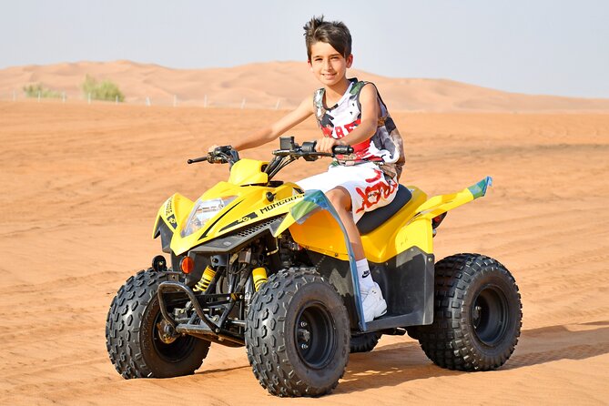 Sunset Desert Safari Quad bike Camel ride Sand Board & BBQ Dinner - BBQ Dinner Setup: Buffet, Veg Options, and Included Drinks