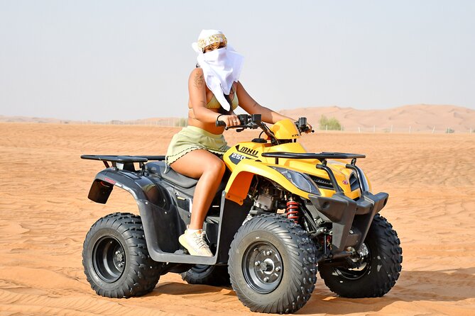 Sunset Desert Safari Quad bike Camel ride Sand Board & BBQ Dinner - Price and Value: Why $70 Can Work Here