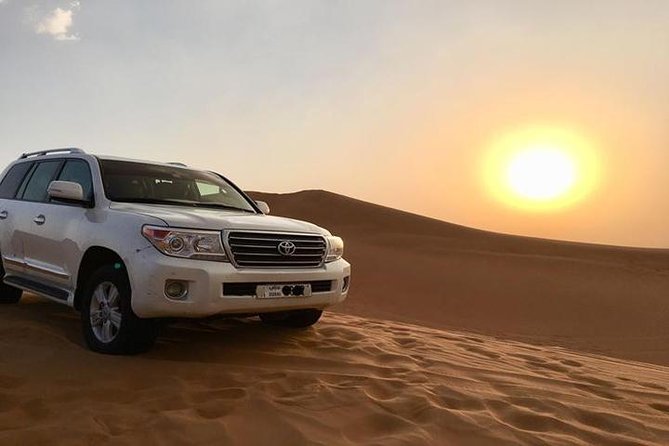 Sunset Desert Safari With BBQ Dinner, Camel Ride, Belly Dancing from Dubai - Lahbab Red Dunes, Sunset Timing, and That 4x4 Feeling