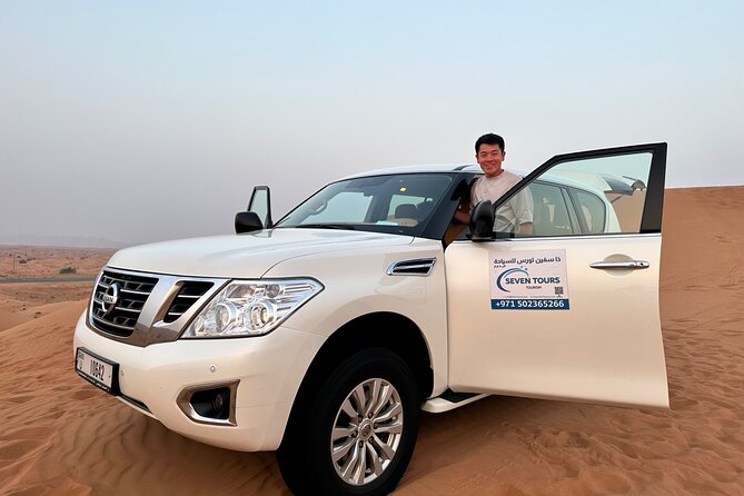Sunset Desert safari with Camel Ride Sand Board & BBQ Dinner - Live entertainment and apple-flavored sheesha