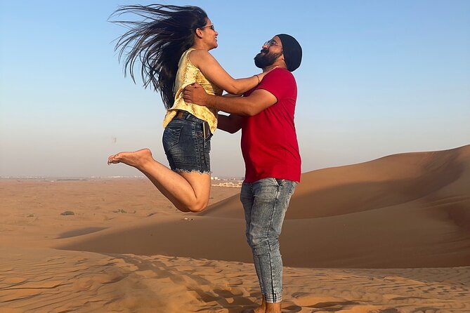 Sunset Desert safari with Camel Ride Sand Board & BBQ Dinner - BBQ dinner buffet: international food plus the grill
