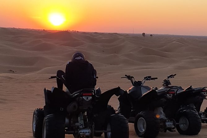 Sunset Quad Bike Tour Dubai (Deep desert ride , sunset in desert) - Key highlights at a glance