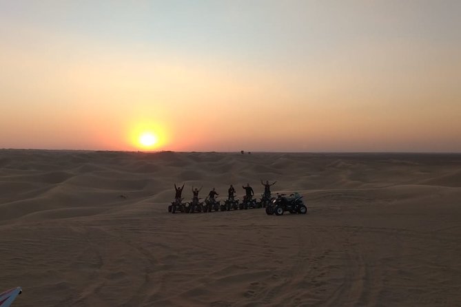 Sunset Quad Bike Tour Dubai (Deep desert ride , sunset in desert) - The deep desert ride: how the tour keeps you moving and safe