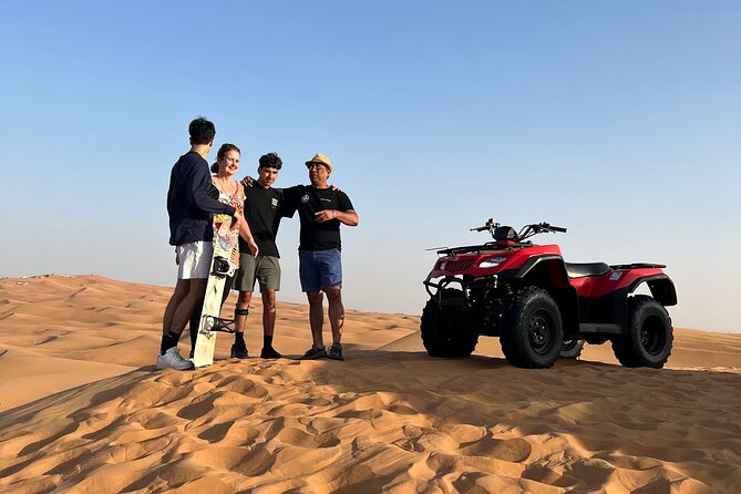 Sunset Safari with BBQ Dune Drive Camel Ride & Dune Buggy option - Price and Value at Around $70 Per Person