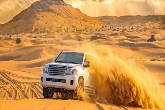 Thrilling Desert Safari Dubai Adventure with Sand Boarding and Barbecue Dinner - Key things to know before you go