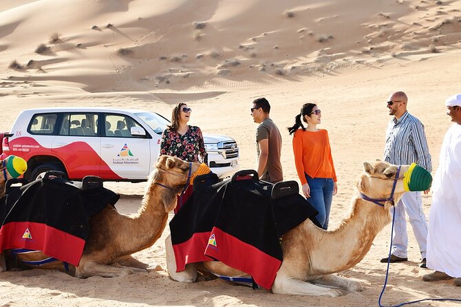 Thrilling Desert Safari Dubai Adventure with Sand Boarding and Barbecue Dinner - Inside the Bedouin-style camp: henna, coffee, and dinner rhythm