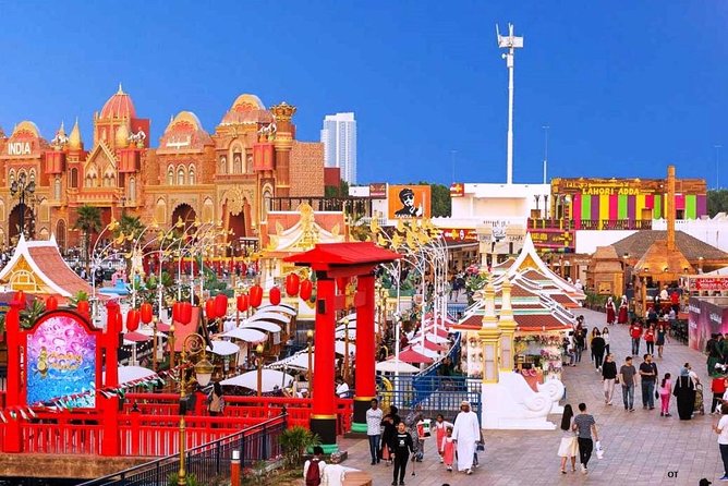 Tickets to Miracle Garden or Butterfly Garden or Global Village - Global Village: 70 Countries, Pavilions, Rides, and Restaurant Stops
