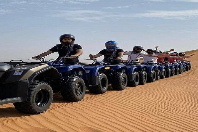 Ultimate Desert Experience Quad Bike, Sandboarding, Camel Ride - Quad bike over the dunes: the highlight, with real responsibility