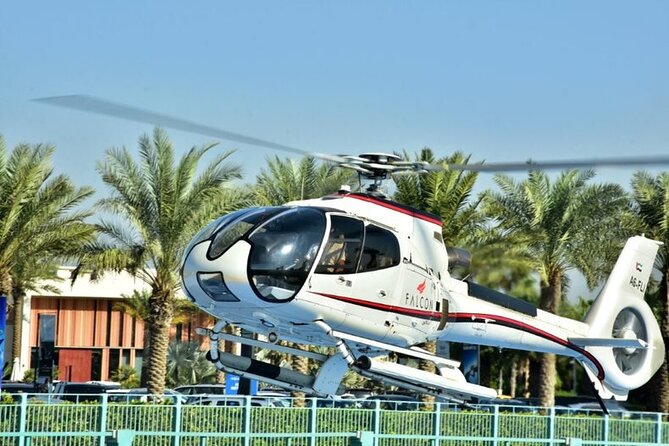 Ultimate Dubai Helicopter Tour with Optional Transfers - Check-in and logistics at Falcon Heli Tours (what to plan for)