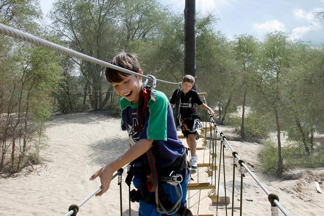 Up to 4 Hour Admission on our Ziplines and Ropes Courses. - After Sunset in the Forest: Head Torches and Special Lighting