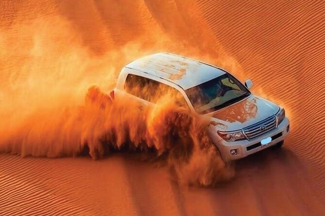 VIP Desert Safari Camel Ride Sand Boarding & BBQ Dinner - Key highlights at a glance